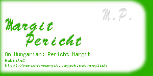 margit pericht business card